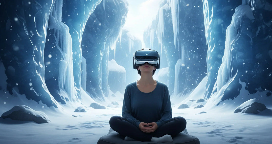 Glacier 360° VR ASMR: Snow Crunch & Ice-Cave Drips