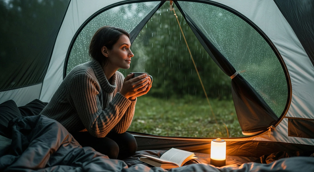 Rain-on-Tent Camping ASMR: Digital Detox for Desk Workers