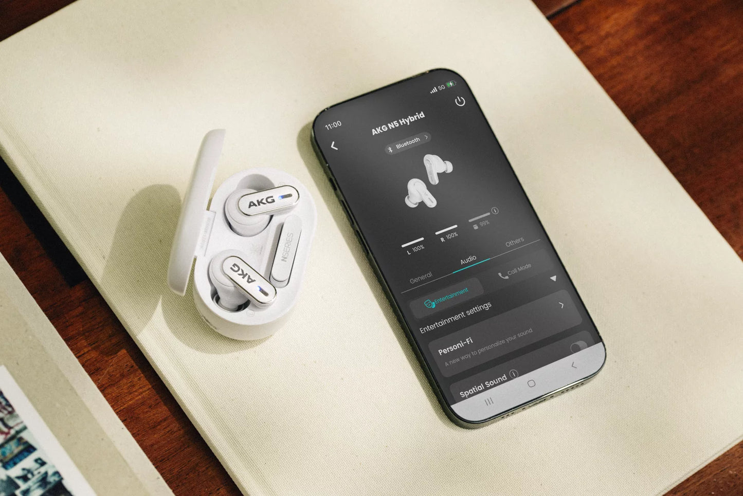 AKG N5 Hybrid ANC True Wireless Earbuds, 2.4G / Bluetooth LDAC True Wireless Earbuds AKG-N5-Hybrid-TWS-Earbuds_3