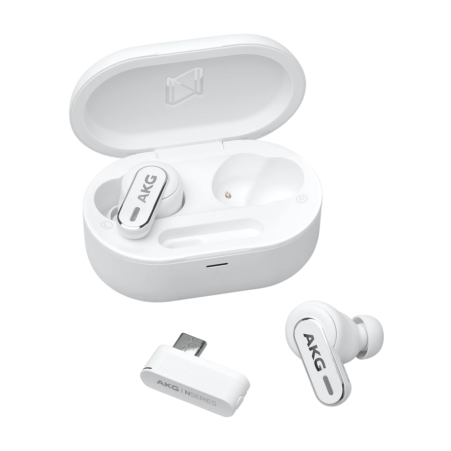 AKG N5 Hybrid ANC True Wireless Earbuds, 2.4G / Bluetooth LDAC White True Wireless Earbuds AKG-N5-Hybrid-TWS-Earbuds_8