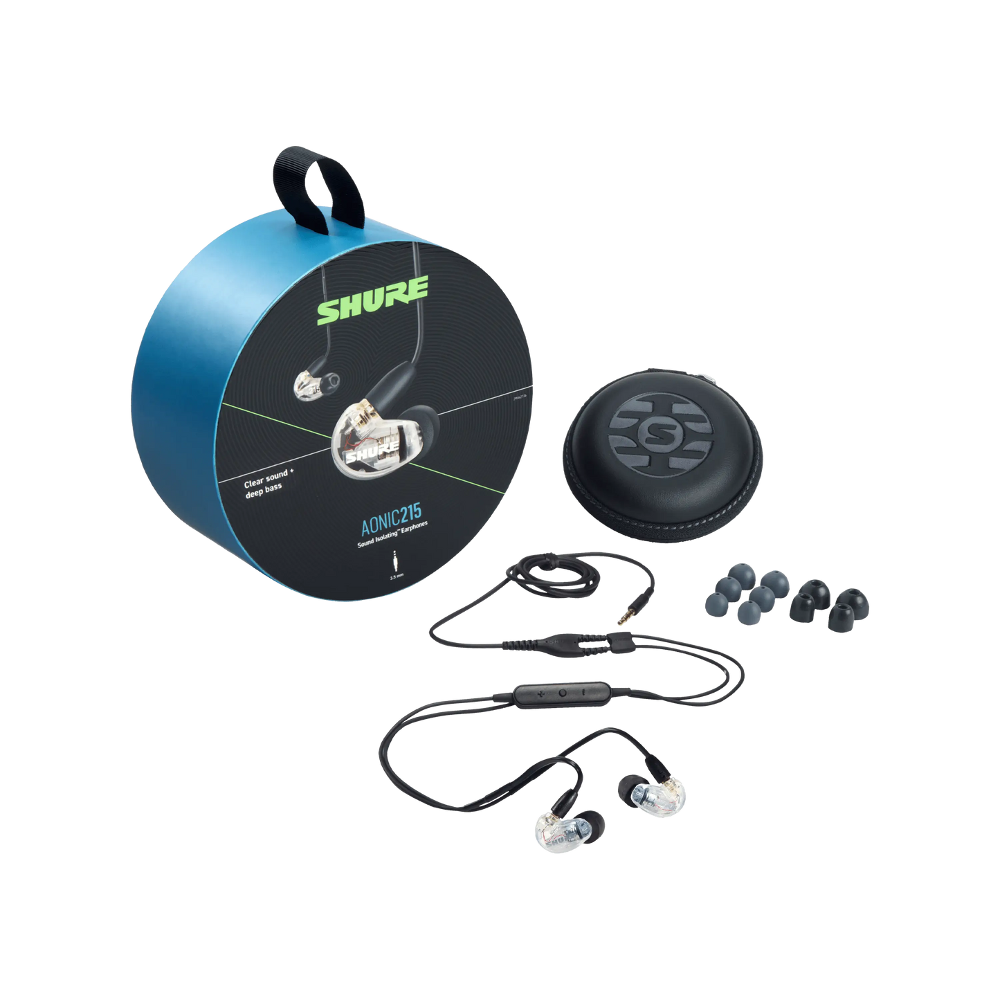Shure Aonic 215 In-Ear Headphones In-Ear Wired Headphones Aonic-215-headphones-iem-shure_2