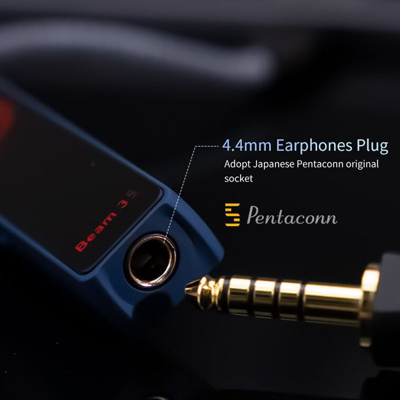 Audirect Beam 3 S MQA Portable USB DAC | Headphone Amp DACs Audirect-BEAM3S-4.4mm-DAC_2