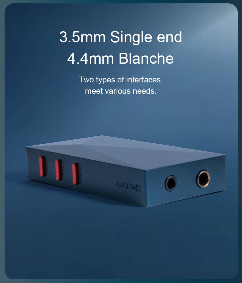Audirect Beam 4 USB DAC with 3.5mm, 4.4mm Headphone Amp | Battery Built-in DACs Audirect-Beam4-DAC-Headphone-Amp_14