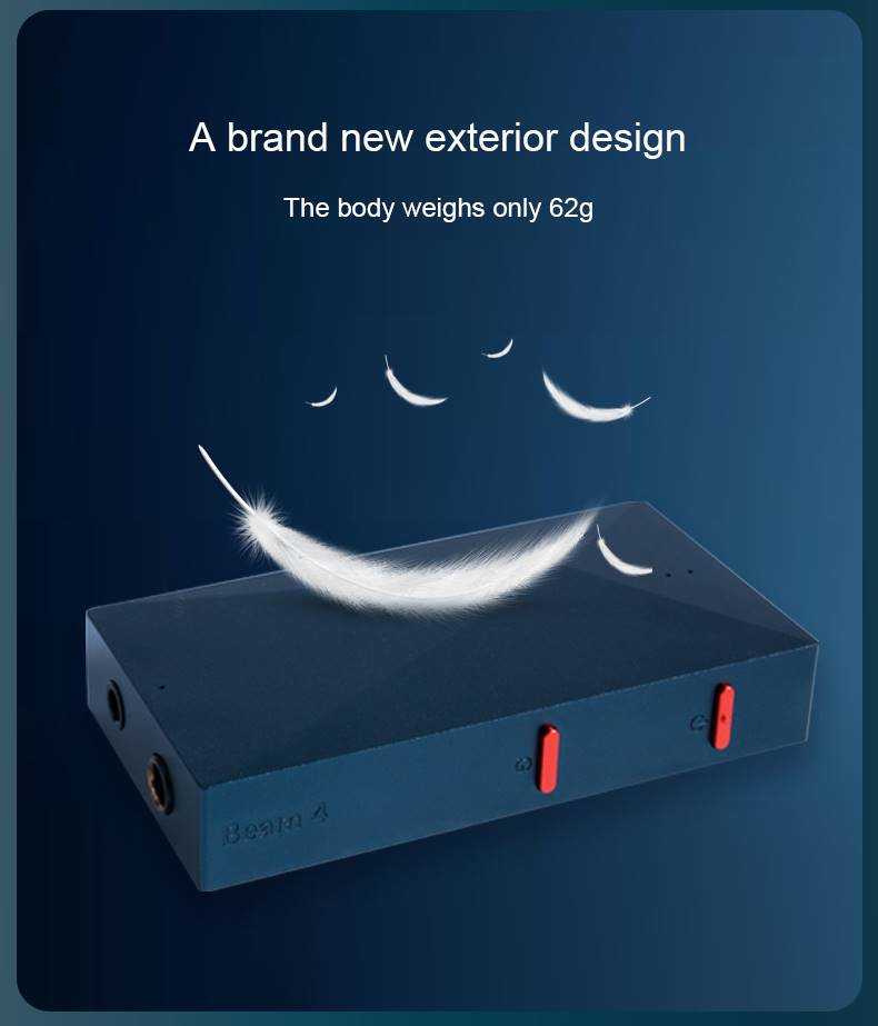 Audirect Beam 4 USB DAC with 3.5mm, 4.4mm Headphone Amp | Battery Built-in DACs Audirect-Beam4-DAC-Headphone-Amp_5