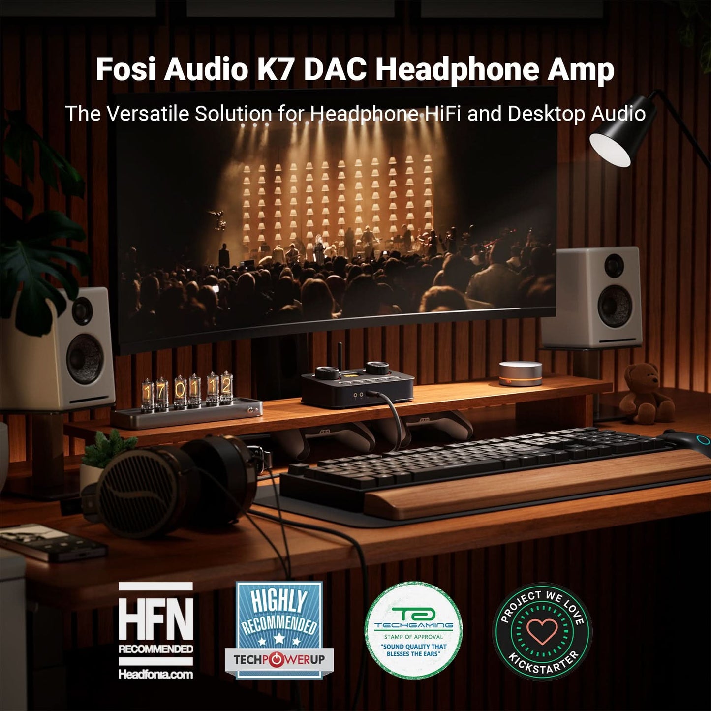 Fosi Audio K7 Headphone Amp | Preamp | DAC