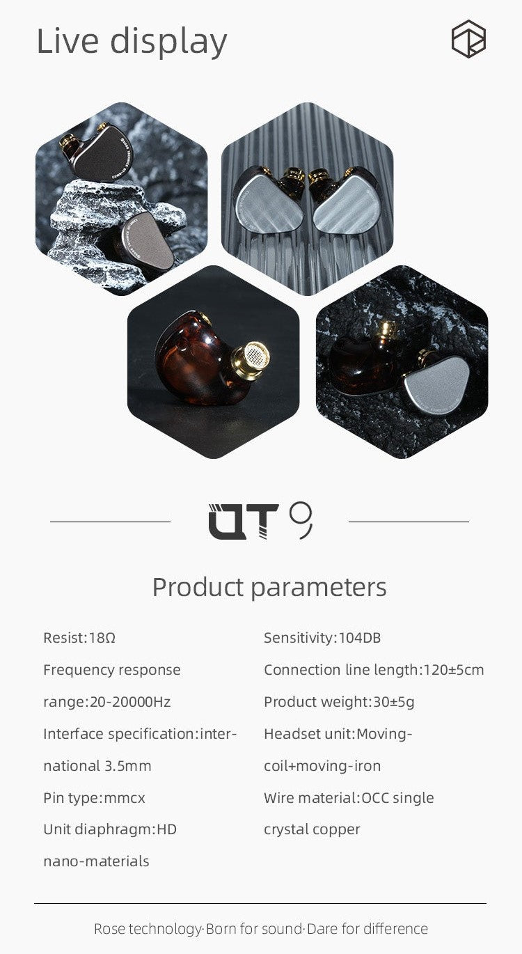 Rose Technics QT9 MK3 In-Ear Headphones In-Ear Wired Headphones Rose-Technics-QT9-MK3-IEM_7