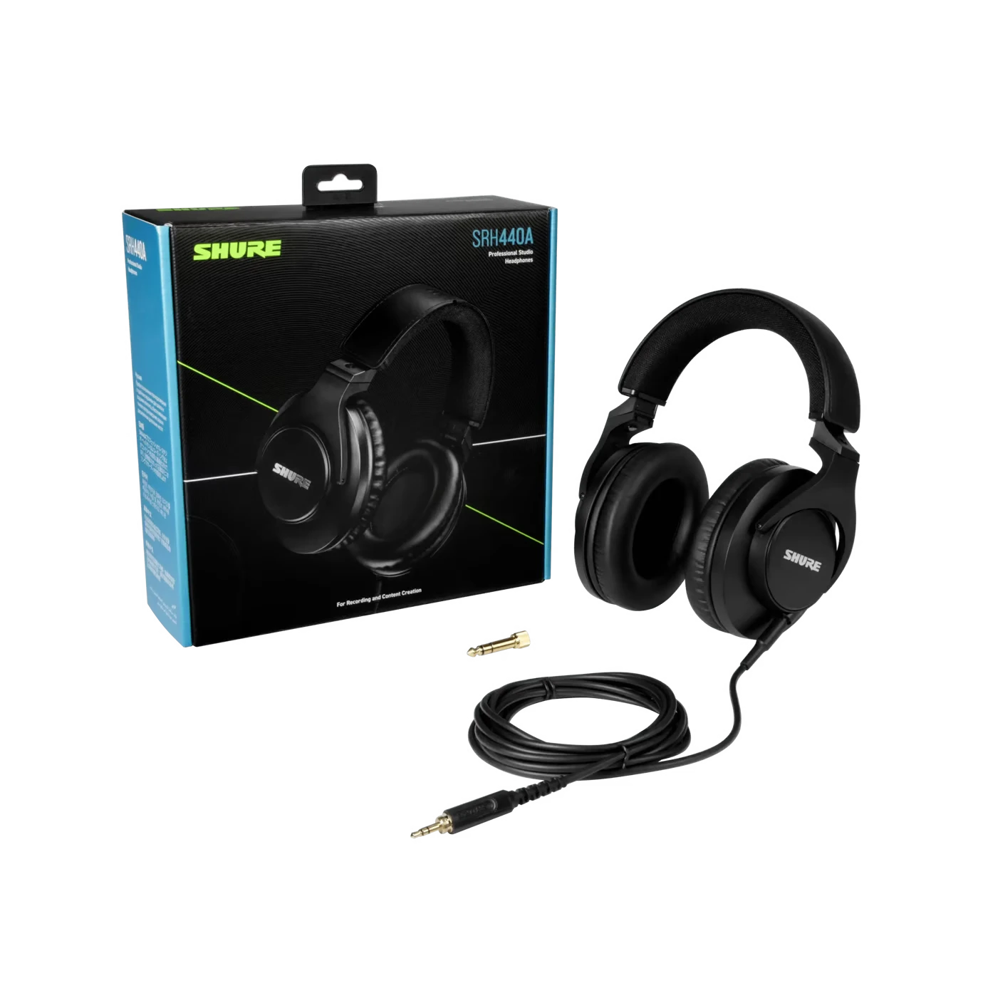 Shure SRH440A Over-Ear Headphones Over-Ear Wired Headphones Shure-SRH440A-Over-Ear-Headphones_3