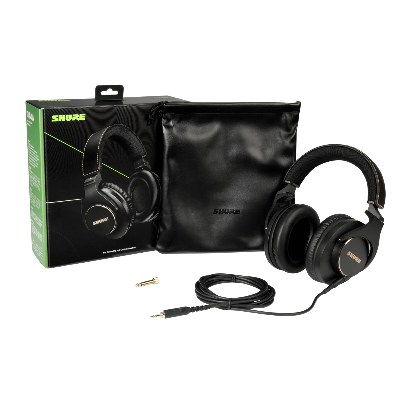 Shure SRH840A Over-Ear Headphones Over-Ear Wired Headphones Shure-SRH840A-over-ear-headphones_2