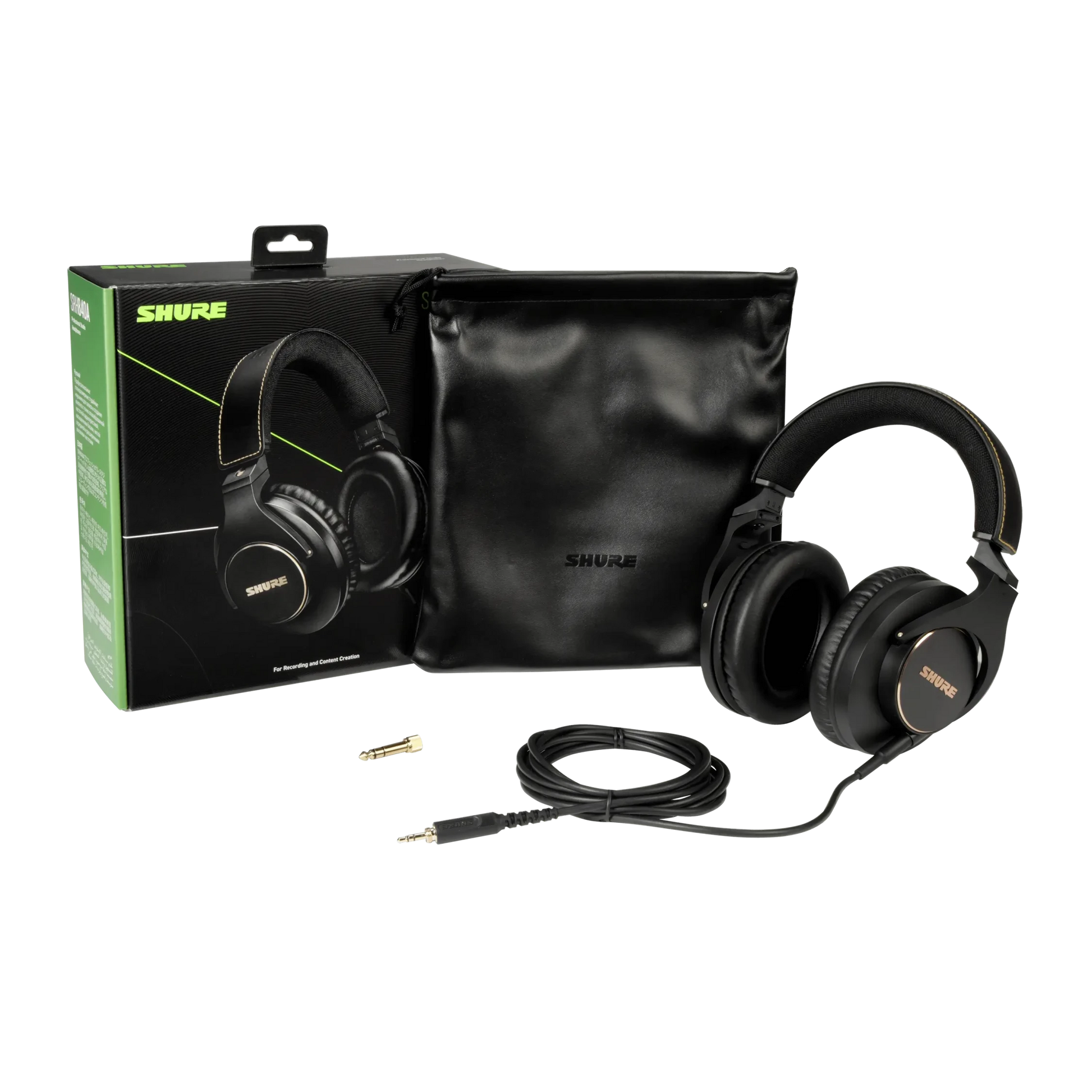 Shure SRH840A Over-Ear Headphones Over-Ear Wired Headphones Shure-SRH840A-over-ear-headphones_2