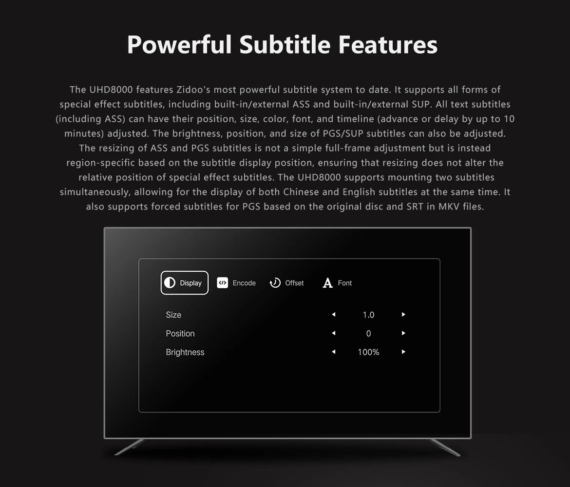 Zidoo UHD8000 HiFi 8K UHD Media Player DACs Zidoo-UHD8000-8K-Player_1