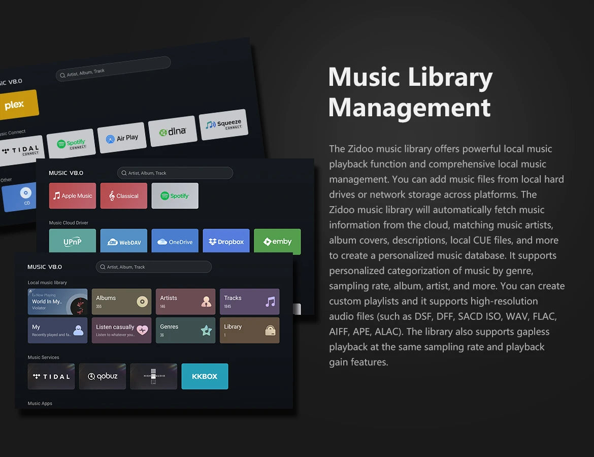 Zidoo UHD8000 HiFi 8K UHD Media Player DACs Zidoo-UHD8000-8K-Player_2