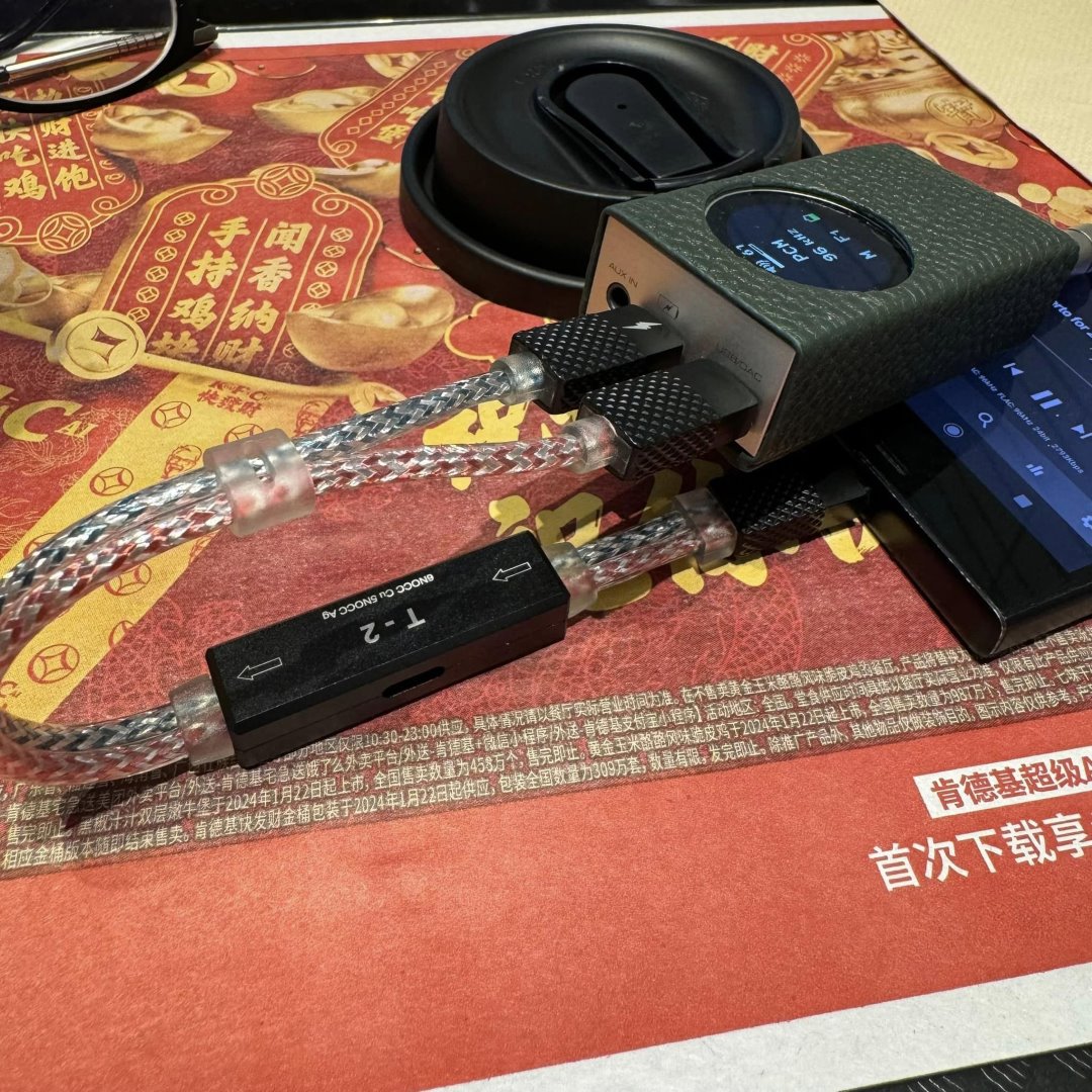 Audirect T-2 OTG USB-C Cable for Simultaneous Charging Cables audirect-t2-cable-photos-in-use_3