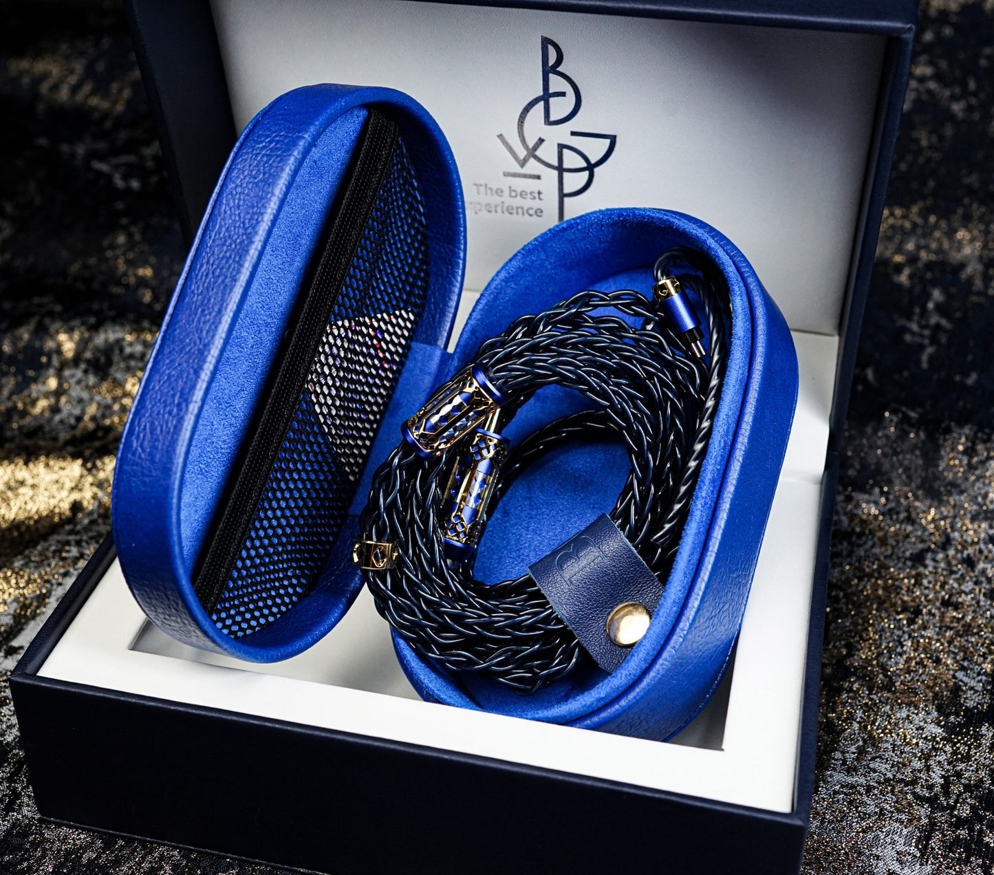 BGVP Temple IEM Cable | Furukawa Single-Crystal Copper + Single-Crystal Silver Hybrid | 4.4mm, 0.78 2pin