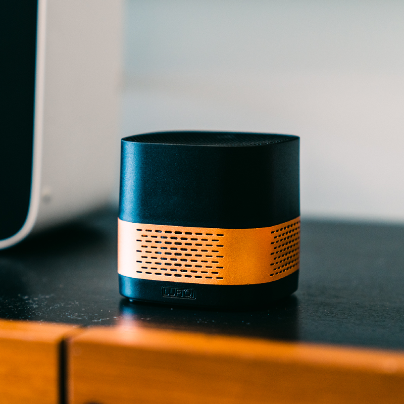 LUFT Cube USB Personal Desktop Air Purifier | Photocatalytic Nanotech | Filterless Air Purifiers luft-cube-air-purifier-black-gold_b1fcff72-46f2-4e7d-8428-7fce49f5d789