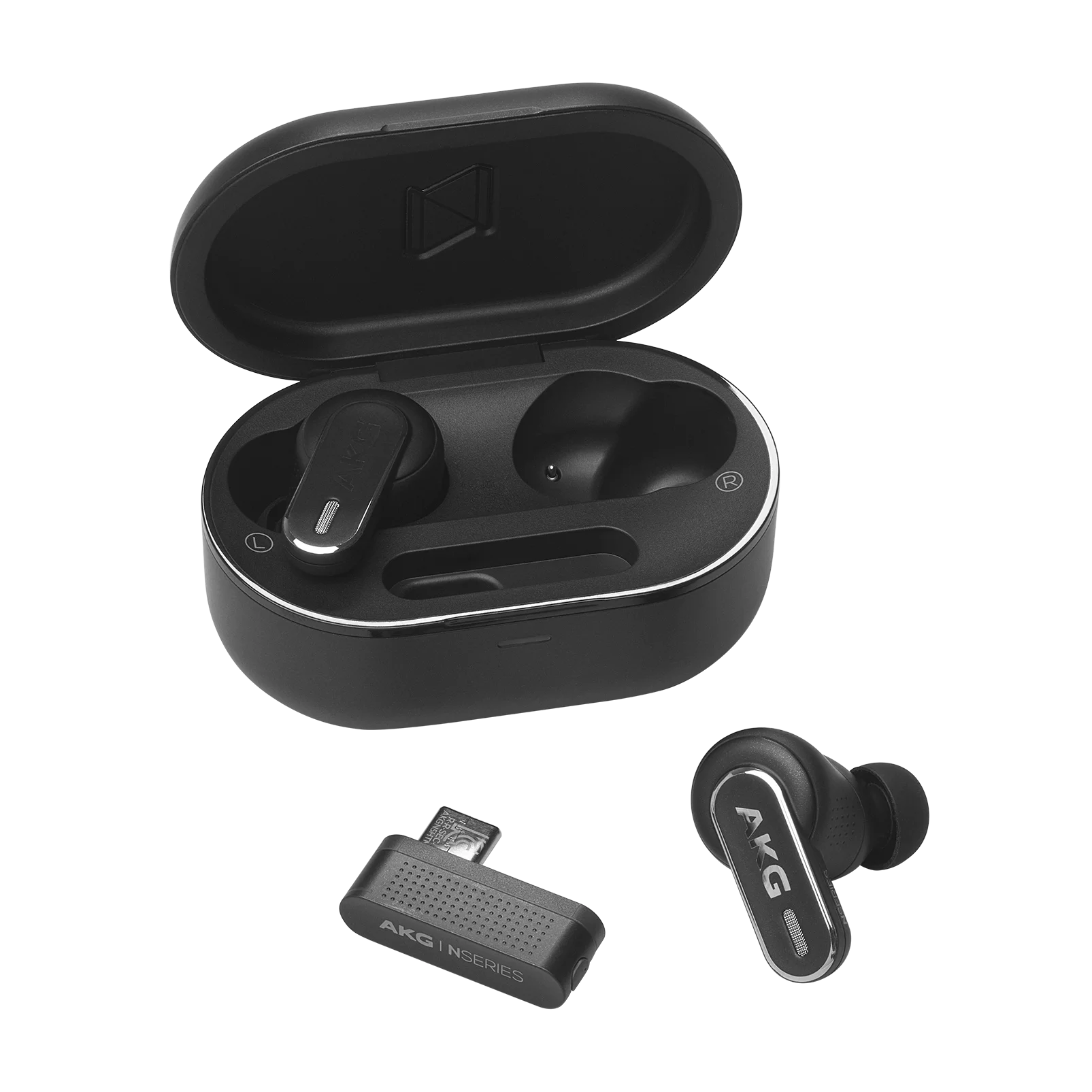 AKG N5 Hybrid ANC True Wireless Earbuds, 2.4G / Bluetooth LDAC True Wireless Earbuds AKG Audio Bluetooth Headband Headphones