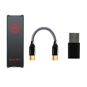 Audirect Beam 3 Pro MQA Portable USB DAC | Headphone Amp