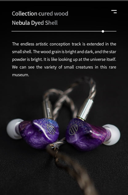 BGVP DM9 In-Ear Headphones In-Ear Wired Headphones BGVP Audio Headphones In-Ear Monitors(IEMs) MMCX Wired