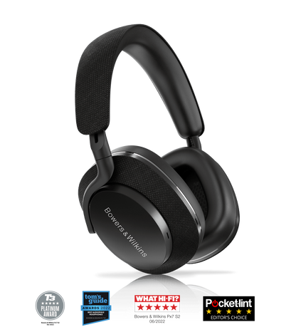 Bowers & Wilkins PX7 S2 ANC Wireless Over-Ear Headphones Over-Ear Wireless Headphones B&W Audio Bluetooth Headband Headphones