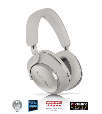 Bowers & Wilkins PX7 S2 ANC Wireless Over-Ear Headphones Over-Ear Wireless Headphones B&W Audio Bluetooth Headband Headphones