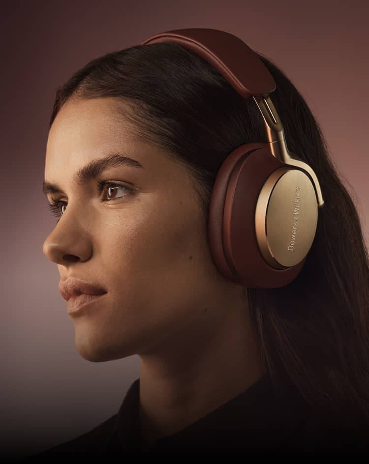 Bowers & Wilkins PX8 ANC Wireless Over-Ear Headphones Over-Ear Wireless Headphones B&W Audio Bluetooth Headband Headphones