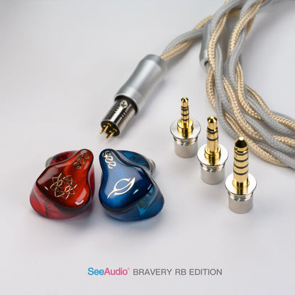 See Audio Bravery RB Edition In-Ear Headphones In-Ear Wired Headphones See Audio 0.78mm/2PIN Audio Headphones In-Ear Monitors(IEMs)