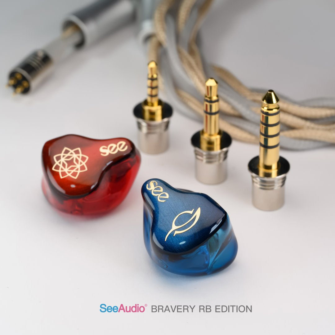 See Audio Bravery RB Edition In-Ear Headphones In-Ear Wired Headphones See Audio 0.78mm/2PIN Audio Headphones In-Ear Monitors(IEMs)