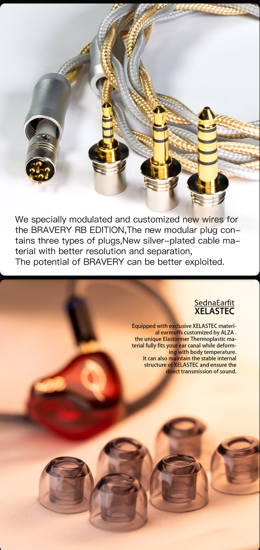 See Audio Bravery RB Edition In-Ear Headphones In-Ear Wired Headphones See Audio 0.78mm/2PIN Audio Headphones In-Ear Monitors(IEMs)