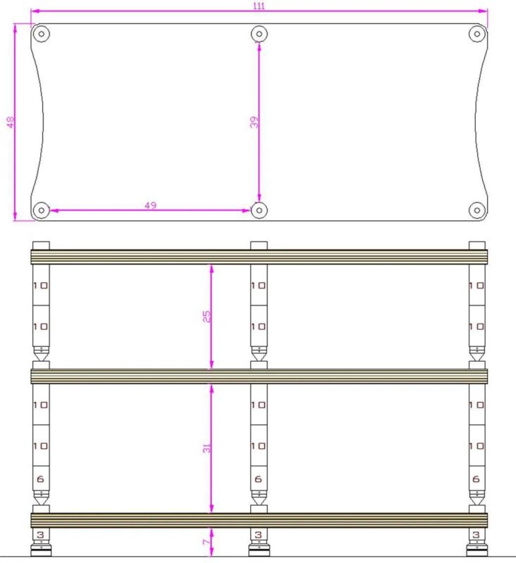 MYSTJ CMSL Series Premium Hi-End Audio Rack