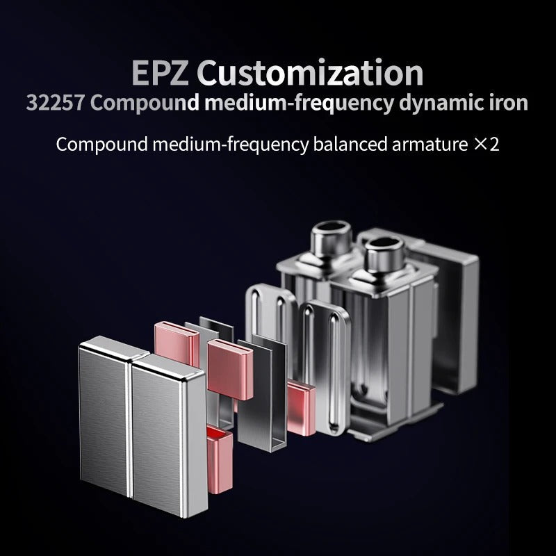 EPZ K9 In-Ear Headphones | 1DD + 8BA IEM