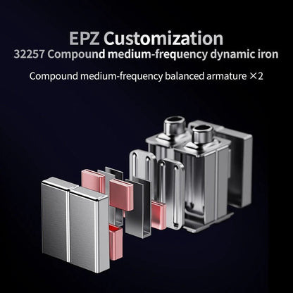 EPZ K9 In-Ear Headphones | 1DD + 8BA IEM