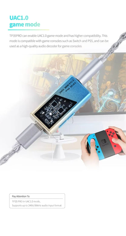 EPZ TP35 PRO Portable DAC and Headphone Amp | Dual CS43198
