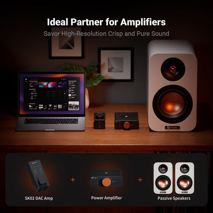 Fosi Audio SK02 DAC | Headphone Amplifier