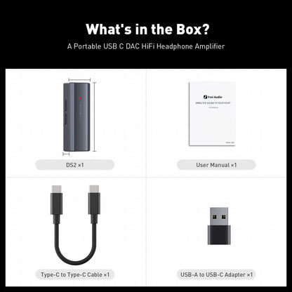 Fosi Audio DS2 Portable DAC | Headphone Amp
