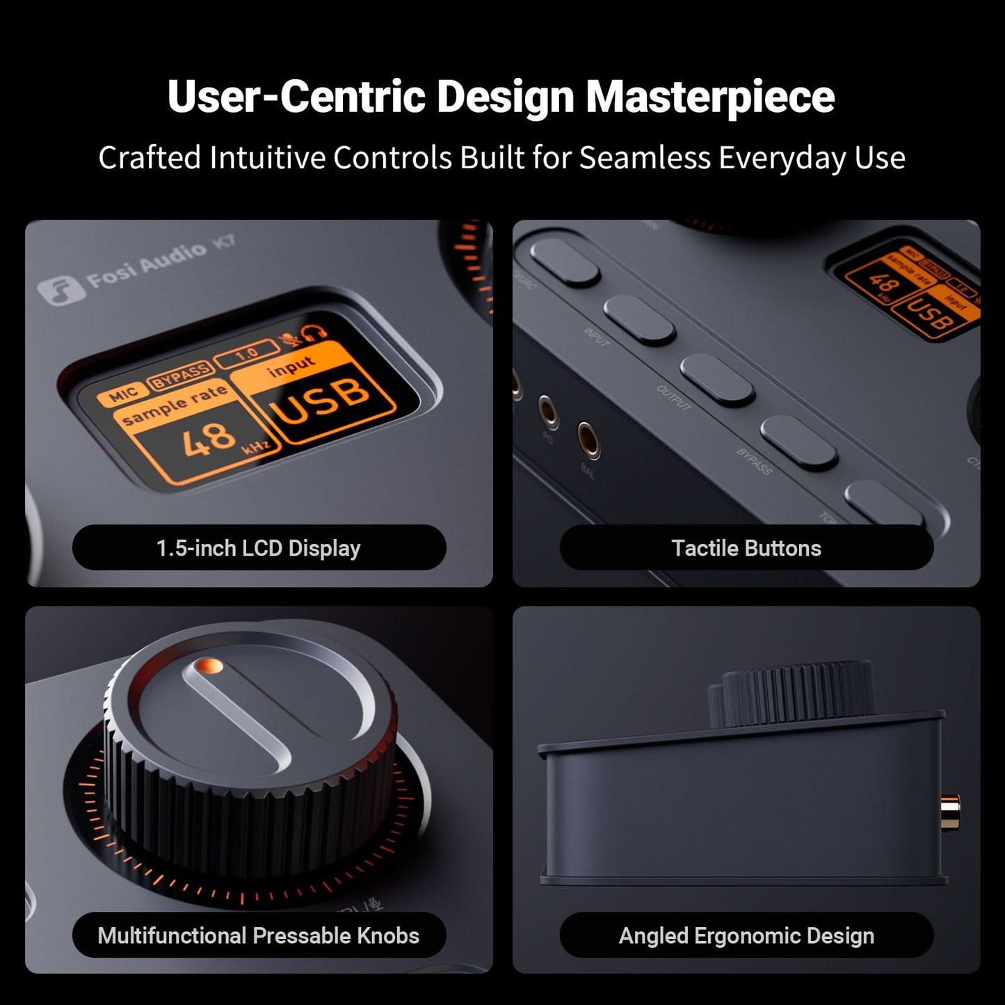 Fosi Audio K7 Headphone Amp | Preamp | DAC