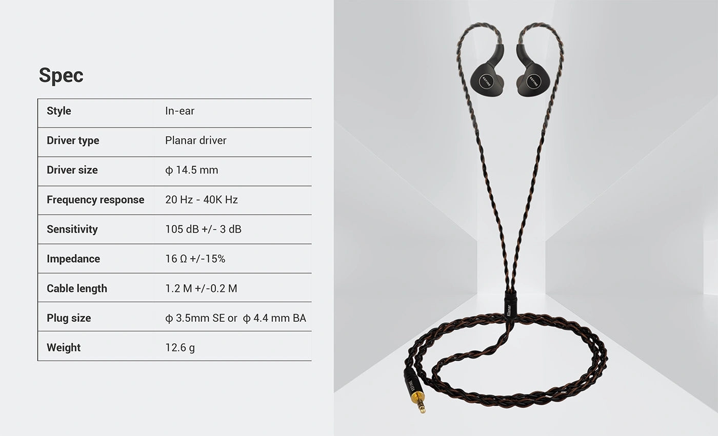 Kefine Klanar In-Ear Headphones | Planar IEM
