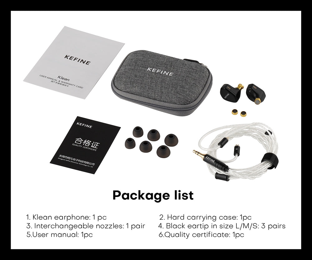 Kefine Klean In-Ear Headphones