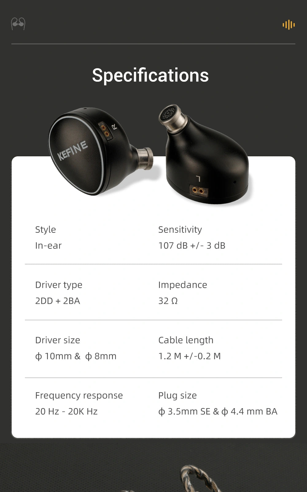Kefine Quatio In-Ear Headphones | Hybrid IEM