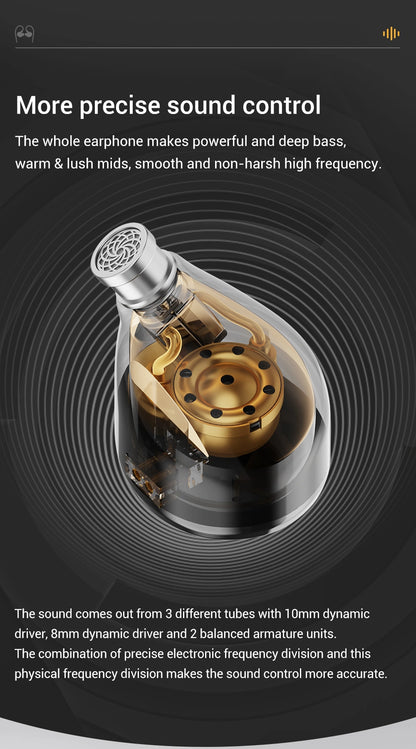 Kefine Quatio In-Ear Headphones | Hybrid IEM
