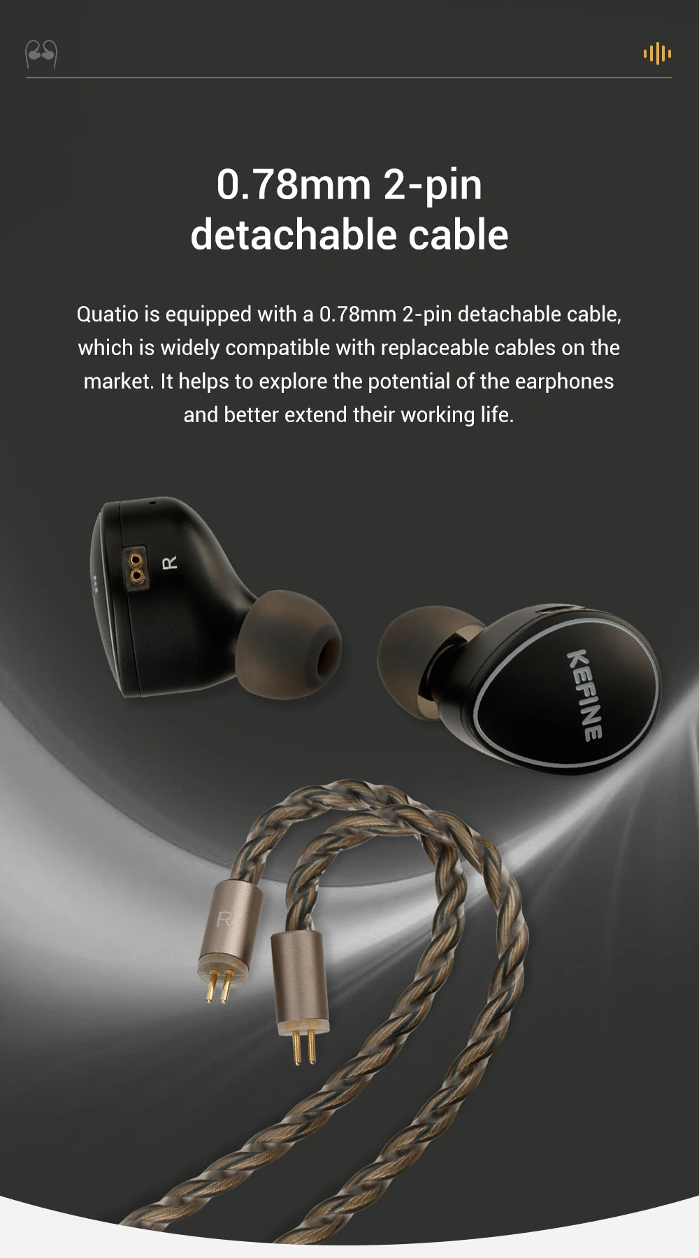 Kefine Quatio In-Ear Headphones | Hybrid IEM