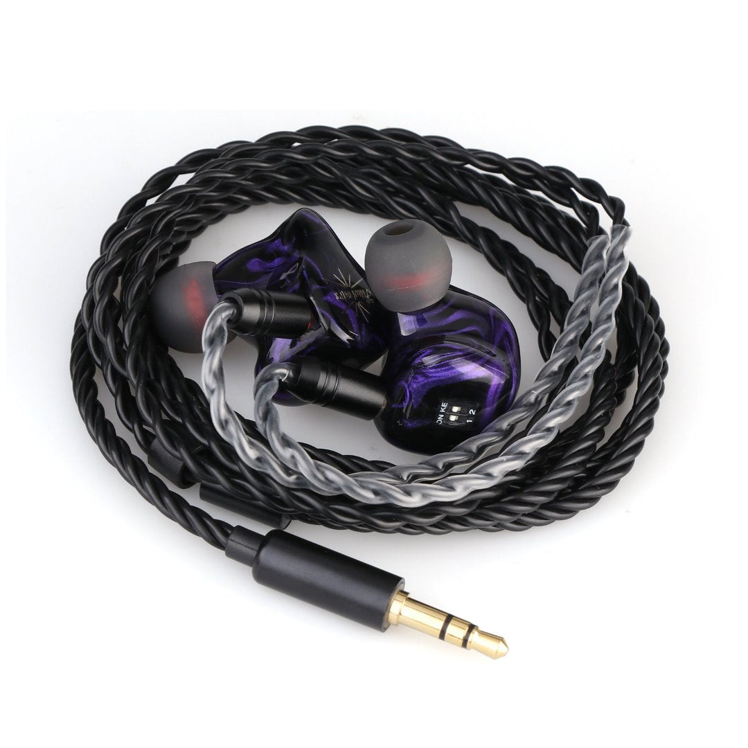 Kiwi Ears Quartet In-Ear Headphones In-Ear Wired Headphones Kiwi Ears Audio Headphones In-Ear Monitors(IEMs) Wired