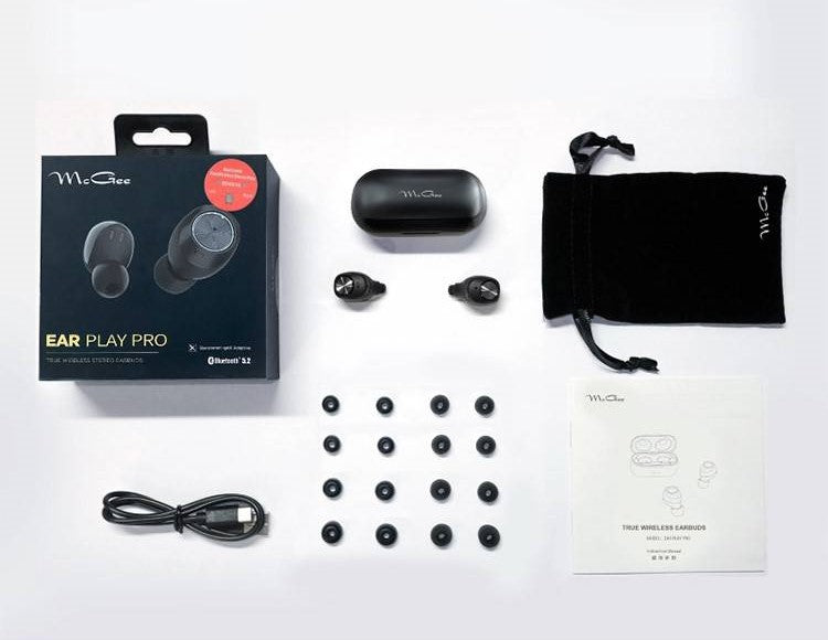 McGee Ear Play Pro TWS In-Ear Headphones True Wireless Earbuds McGee Audio Bluetooth Headphones In-Ear Monitors(IEMs) True Wireless Stereo(TWS)