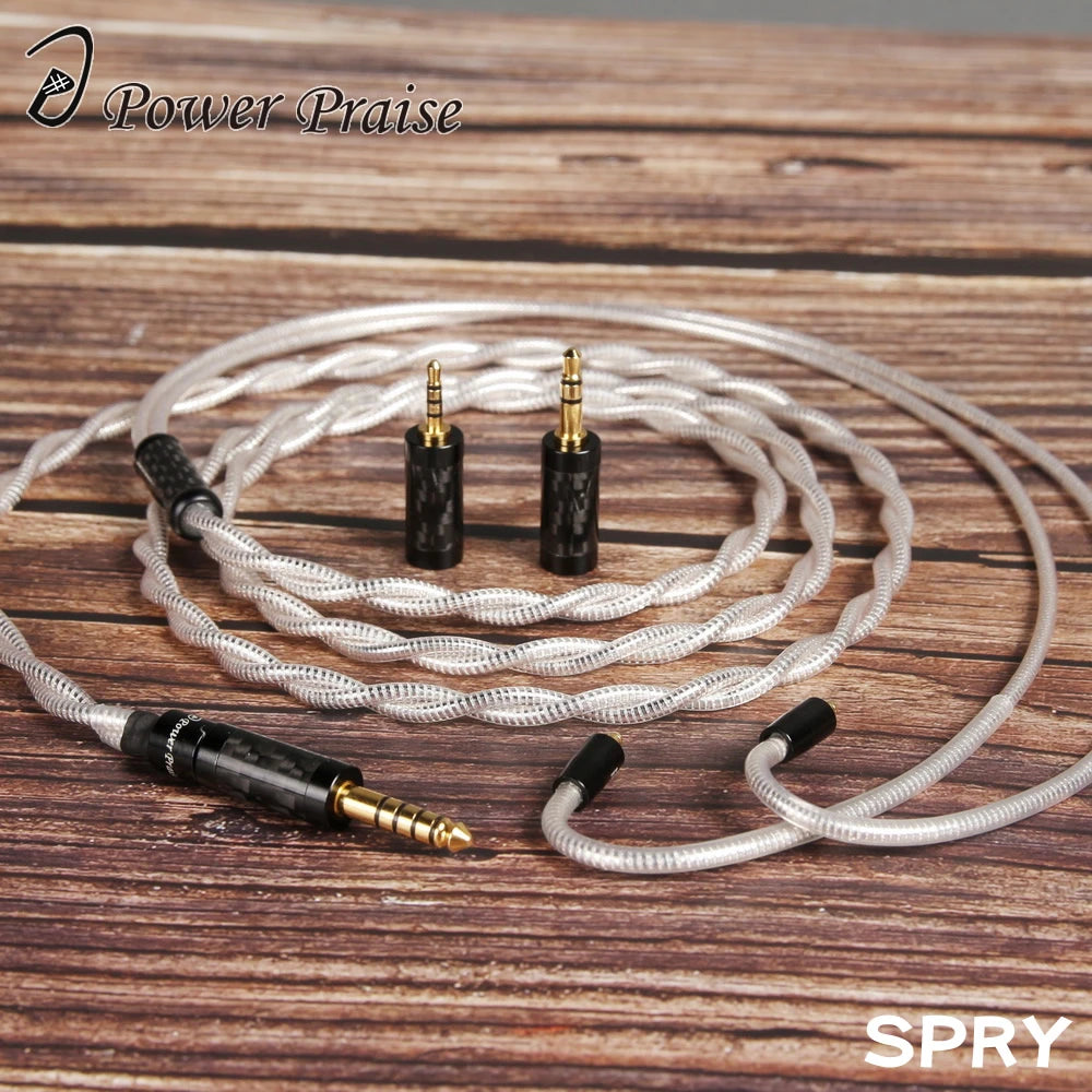 Power Praise SPRY Type 6 Litz IEM Cable Cables Power Praise Audio Cables In-Ear Monitors(IEMs)