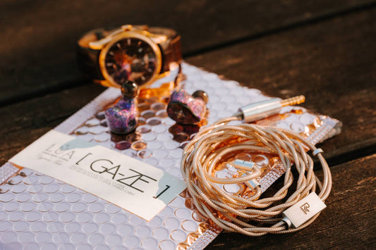 Rossi & Wing LUA Gaze Headphone Upgrade Cable | 4.4 mm (balanced) & CM 0.78 (2-PIN)