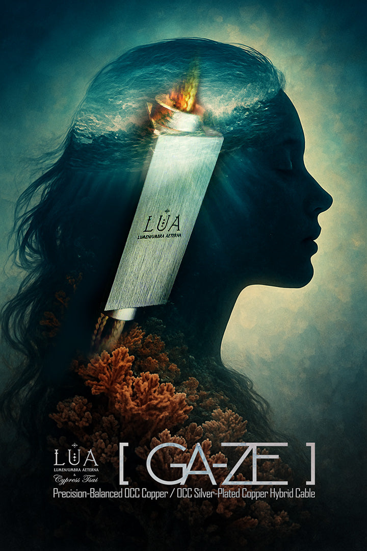 Rossi & Wing LUA Gaze Headphone Upgrade Cable | 4.4 mm (balanced) & CM 0.78 (2-PIN)