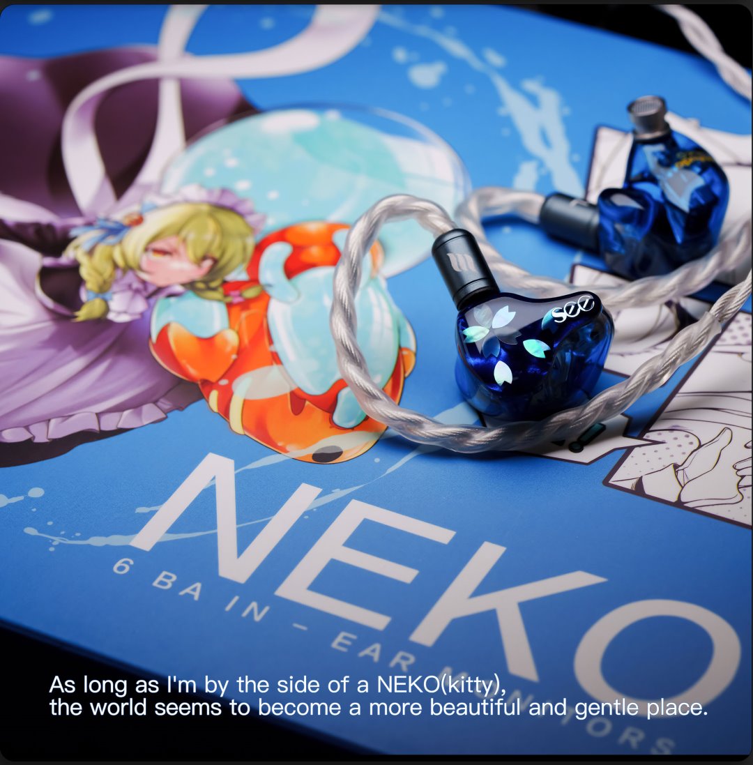 See Audio Neko In-Ear Headphones In-Ear Wired Headphones See Audio 0.78mm/2PIN Audio Headphones In-Ear Monitors(IEMs)