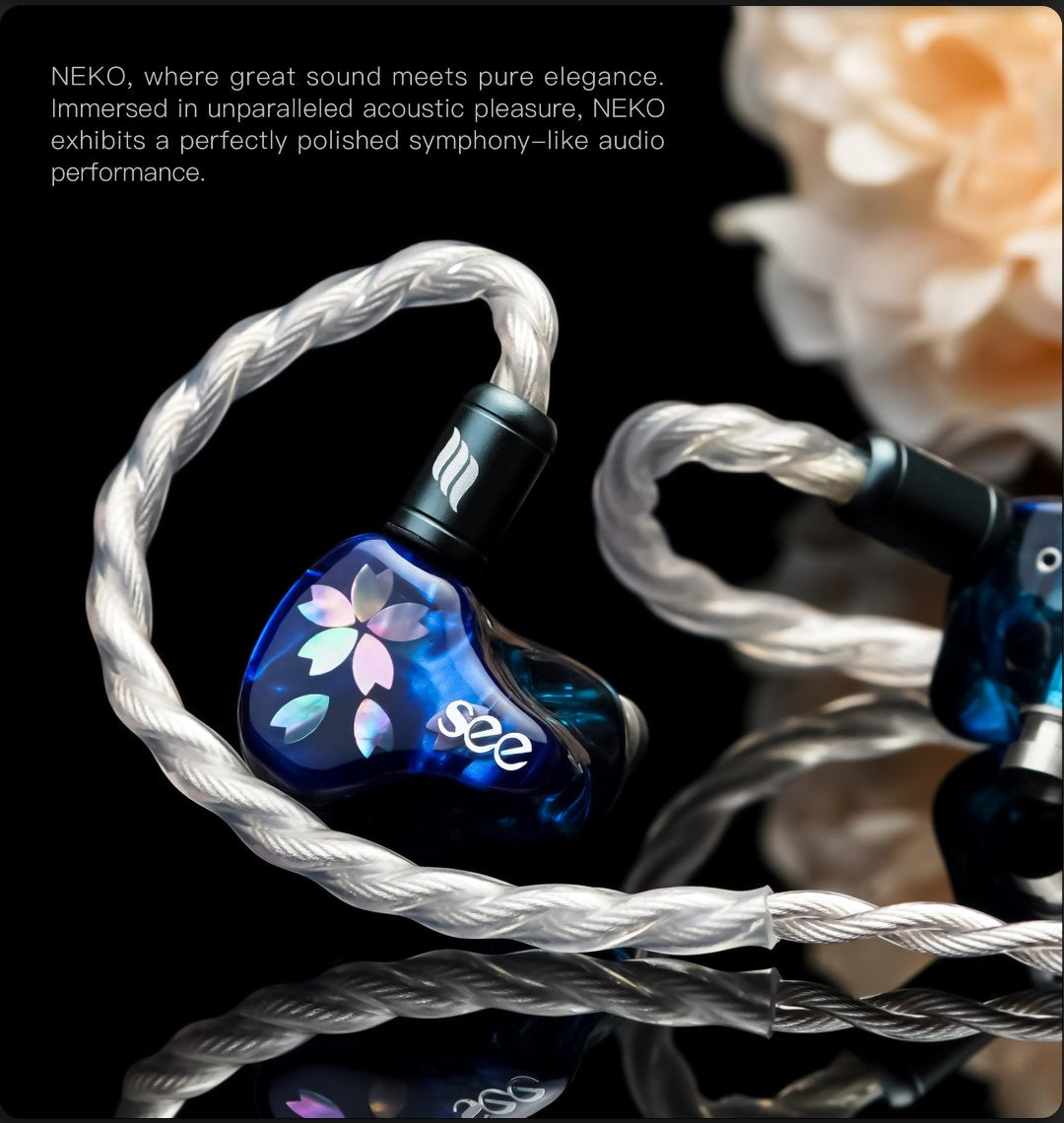 See Audio Neko In-Ear Headphones In-Ear Wired Headphones See Audio 0.78mm/2PIN Audio Headphones In-Ear Monitors(IEMs)