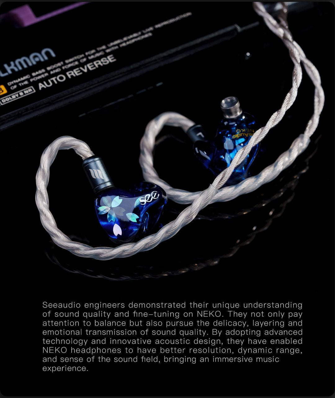 See Audio Neko In-Ear Headphones In-Ear Wired Headphones See Audio 0.78mm/2PIN Audio Headphones In-Ear Monitors(IEMs)