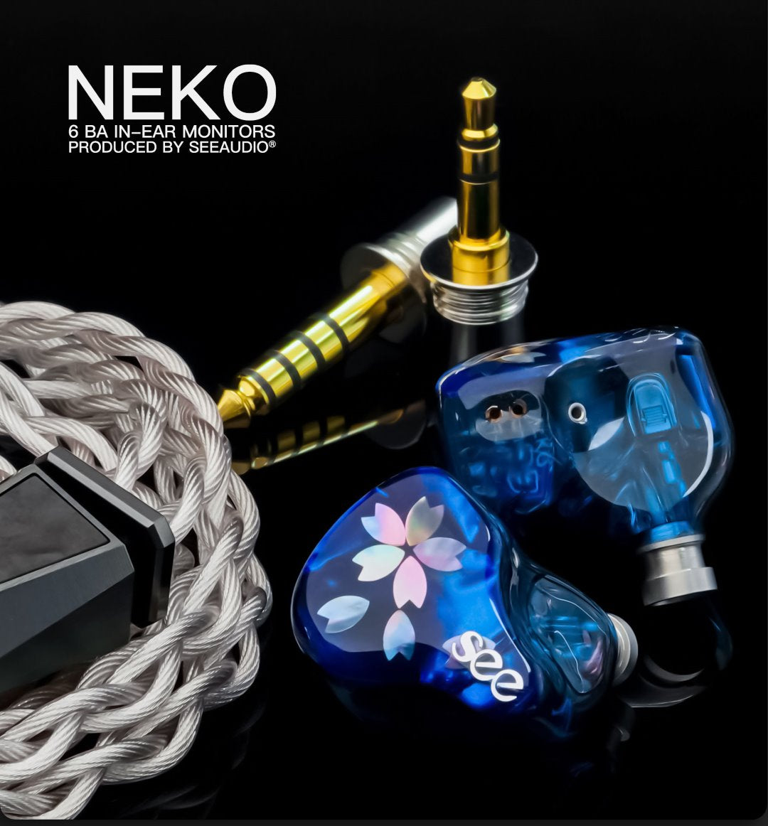 See Audio Neko In-Ear Headphones In-Ear Wired Headphones See Audio 0.78mm/2PIN Audio Headphones In-Ear Monitors(IEMs)