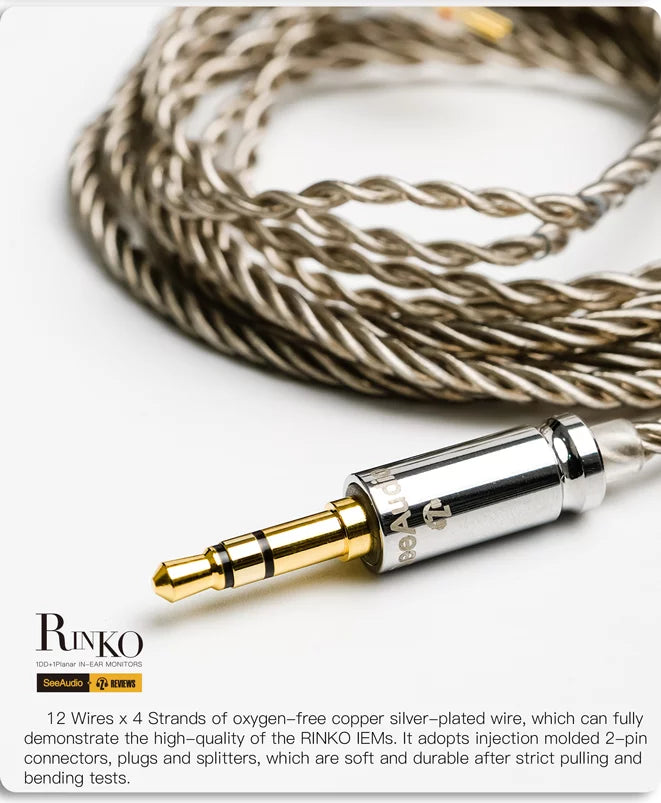 See Audio Rinko In-Ear Headphones In-Ear Wired Headphones See Audio Audio Headphones In-Ear Monitors(IEMs) Wired