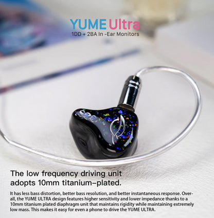 See Audio Yume Ultra In-Ear Headphones In-Ear Wired Headphones See Audio 0.78mm/2PIN Audio Headphones In-Ear Monitors(IEMs)